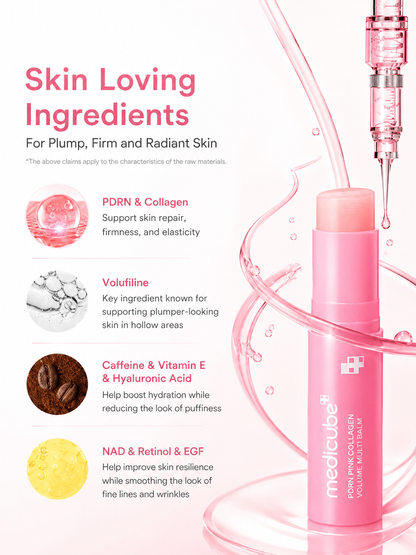 Medicube PDRN Pink Collagen Volume Multi Balm Stick 10g