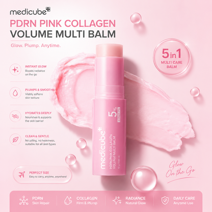 Medicube PDRN Pink Collagen Volume Multi Balm Stick 10g
